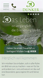 Mobile Screenshot of bestattungen-dunker.de